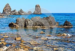 Aci Trezza Faraglioni, Sicily coast