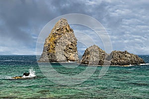 Aci Trezza Sicily Cyclopes Stacks rocks photo