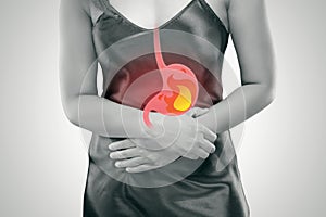 Acid reflux or Heartburn.