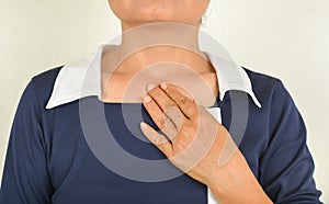 Acid reflux in old women