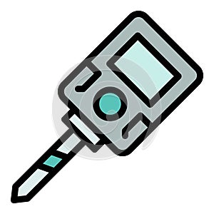 Acidity ph meter icon vector flat