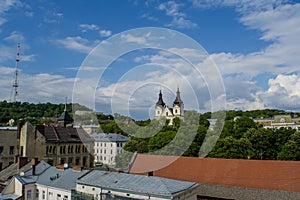 Acient town view from the roof