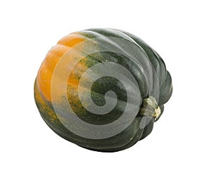 Acorn Squash on white