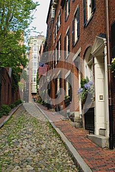 Acorn Street in Boston