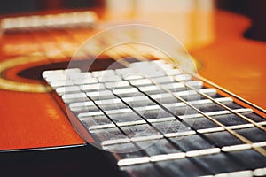 Acoustic classical Guitar Strings. Theory of Strings on an example of a Guitar.