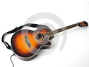 Acoustic and electric guitar