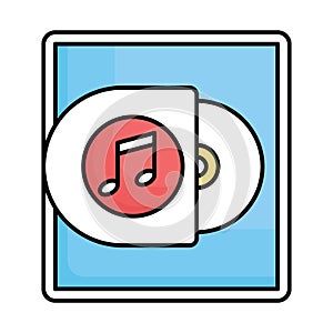 Acoustic fill inside vector icon which can easily modify or edit