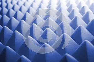 Acoustic foam - blue