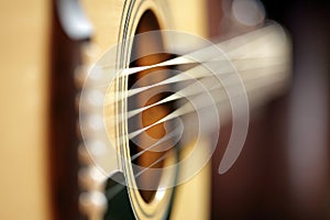 Acoustic guitar abstract photo