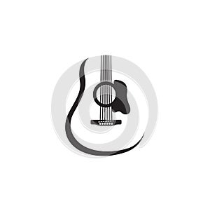 Acoustic guitar abstract