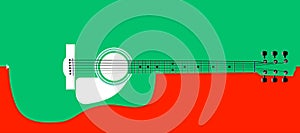 Acoustic Guitar Abstract