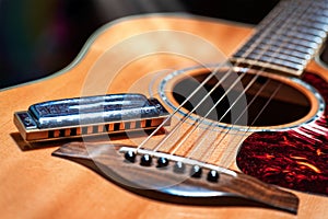 Acoustic guitar with img