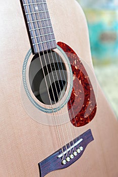 Acoustic Guitar Closeup