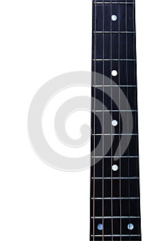 Acoustic guitar fretboard