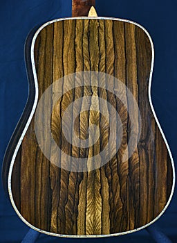 Acoustic guitar made from presentation Ziricote - a rare wood