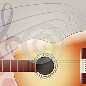 Acoustic Guitar Musical Background