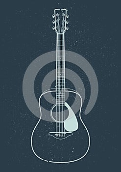 Acoustic Guitar Vector