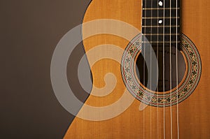 Acoustic spanish classical guitar