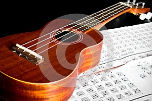 Acoustic Ukulele Hawaii guitar