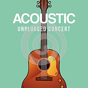 Acoustic unplugged concert design