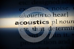 Acoustics