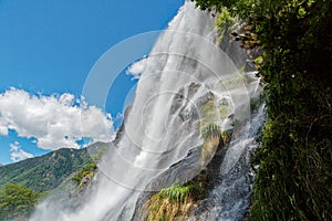 Acqua Fraggia waterfalls in Borgonuovo - Val Bregaglia IT