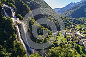 Acqua Fraggia waterfalls in Borgonuovo - Valchiavenna IT