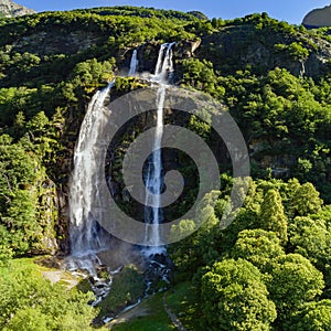 Acqua Fraggia waterfalls in Borgonuovo - Valchiavenna IT