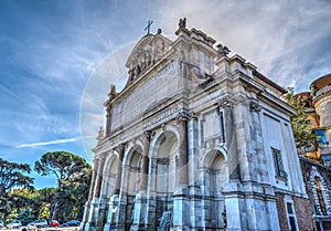 Acqua Paola fountain in Rome