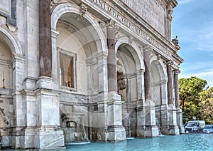 Acqua Paola fountain in Rome photo