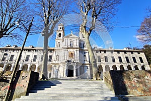 Acquasanta cathedral holy water church Genoa, Italy