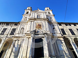 Acquasanta cathedral holy water church Genoa, Italy