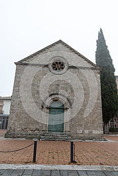 Church of San Francesco outside the town of Acquasparta photo