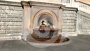 Acqui Terme, Alessandria, Piedmont, Italy. La Bollente Spring