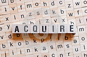 Acquire word concept