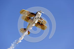 Acrobatic Plane in Flight