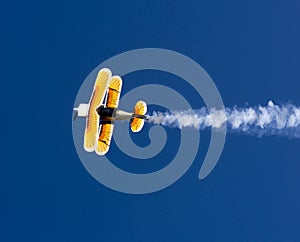 Acrobatic Plane in Flight