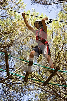 Acrobatics in the trees