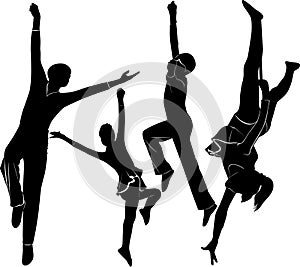 Acrobats gymnasts photo