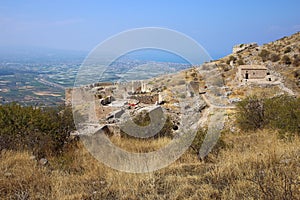 Acrocorinth the castle of ancient Corinth