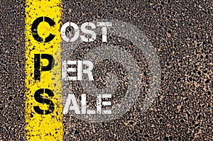 Acronym CPS - Cost Per Sale photo