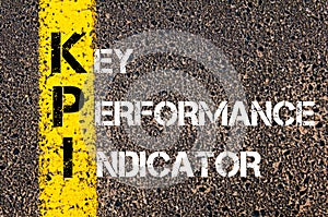 Acronym KPI - Key Performance Indicator