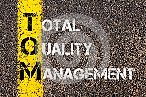 Acronym TQM - Total Quality Management