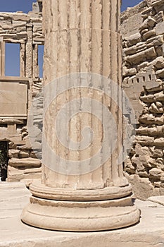 Acropolis Architectural Column Detail