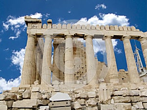 The Parthenon in Greece