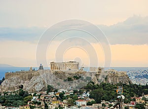 The Acropolis of Athens.