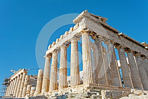 The Acropolis in Athens Greece