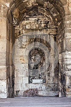 Acropolis Athens Greece - arcade detail