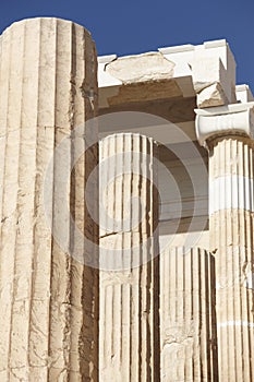 Acropolis of Athens. Peisistratus Portico. Greece