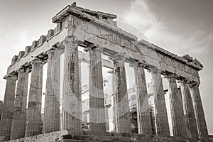 Acropolis of Athens ruins Parthenon Greeces capital Athens in Greece